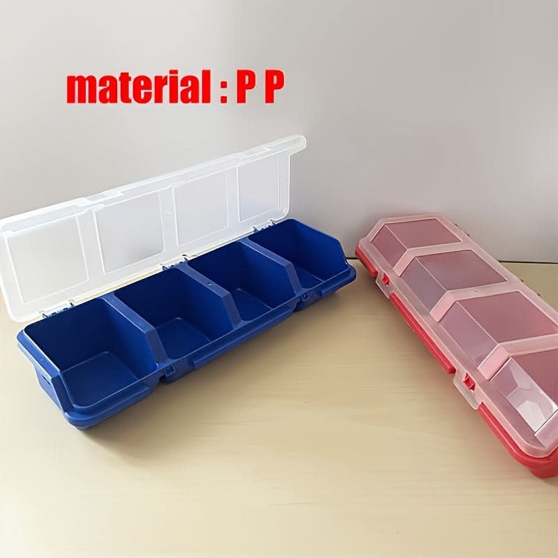 4-Compartment Small Parts Organizer Box