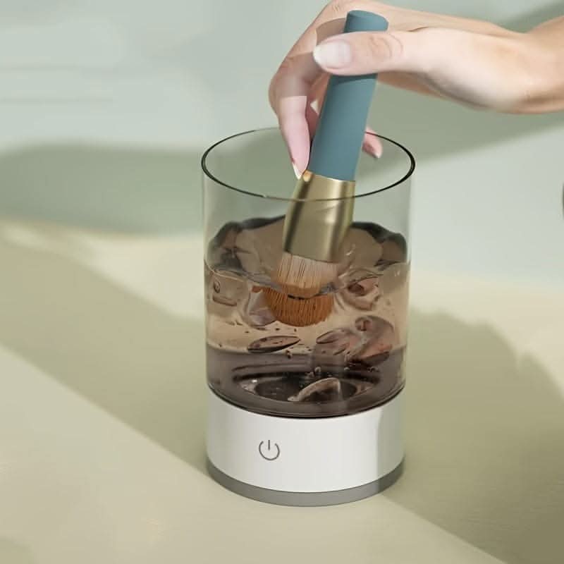 Electric Makeup Brush Cleaner - Automatic Spinning Cosmetic Tool