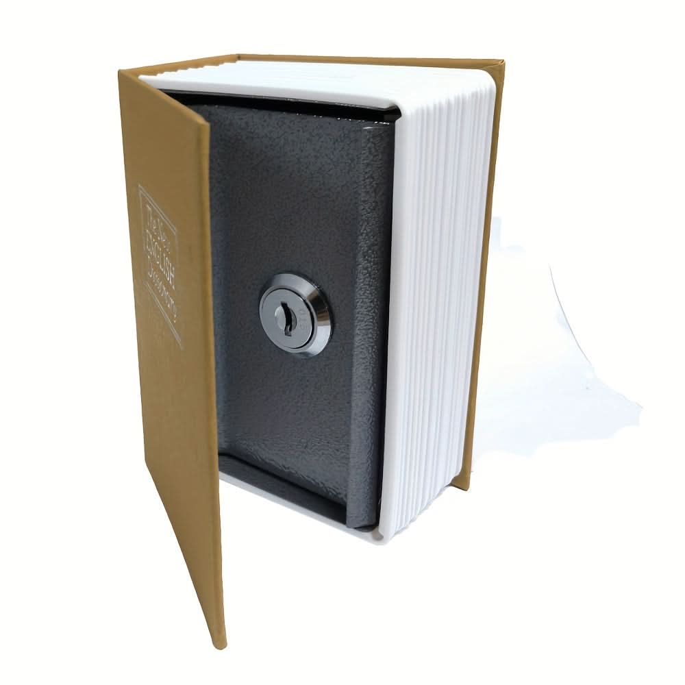 1pc Mini Book-Shaped Piggy Bank with Combination Lock