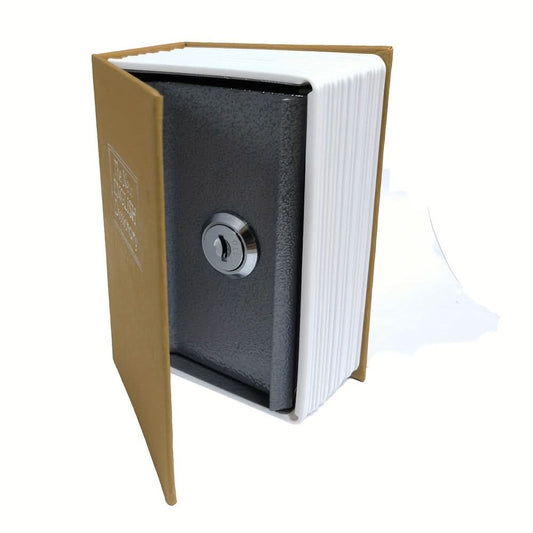 1pc Mini Book-Shaped Piggy Bank with Combination Lock