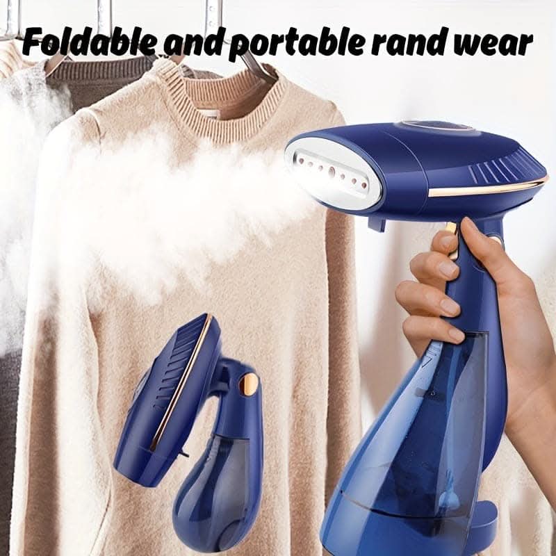Portable 1500W Garment Steamer - Quick Wrinkle Removal & Travel-Ready