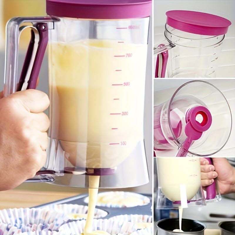 1/100pcs Pancake Batter Dispenser - Precision Pouring for Pancakes, Cupcakes, Waffles, and More