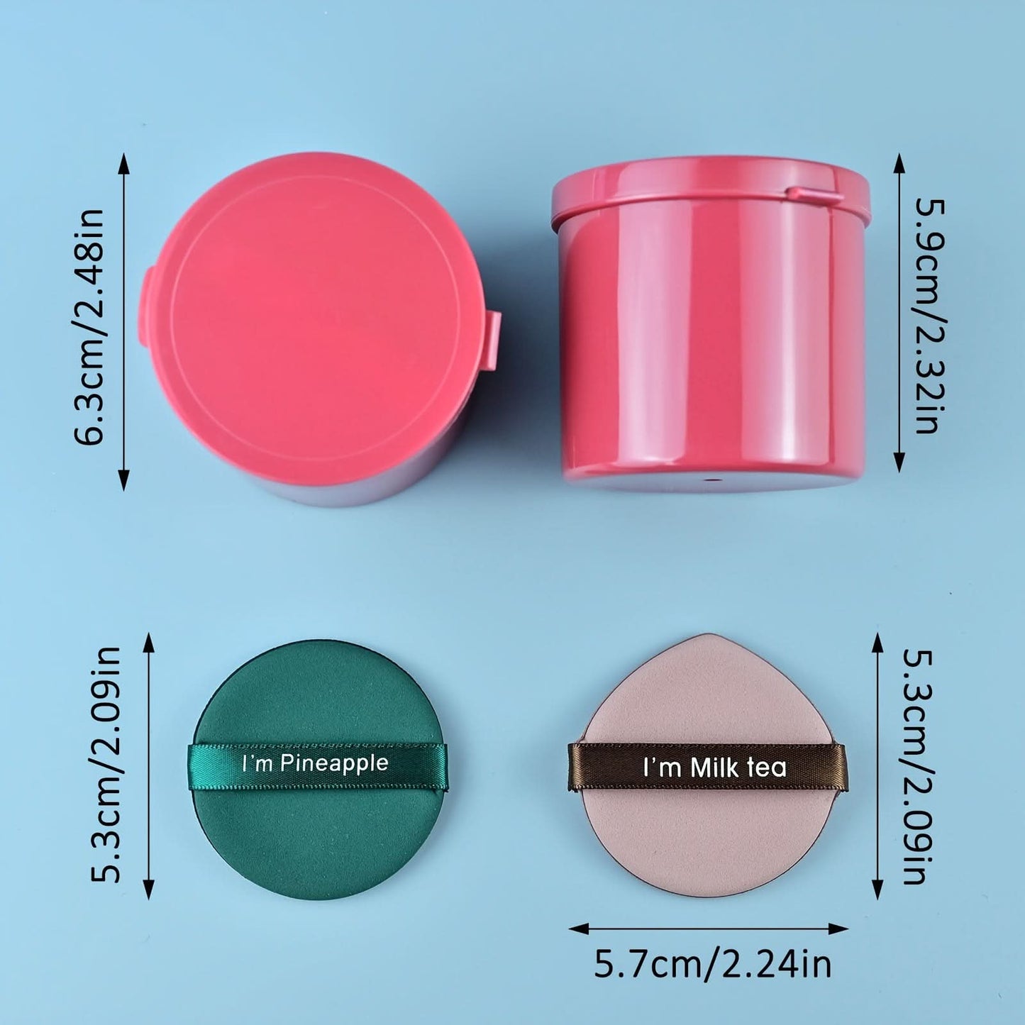 7pcs Air Cushion Makeup Sponge Set