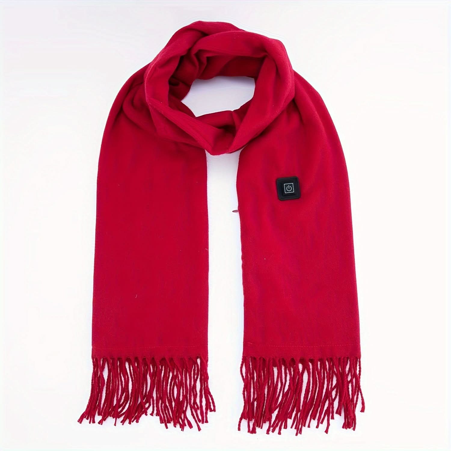 USB Heated Scarf for Women - 3 Adjustable Heat Levels