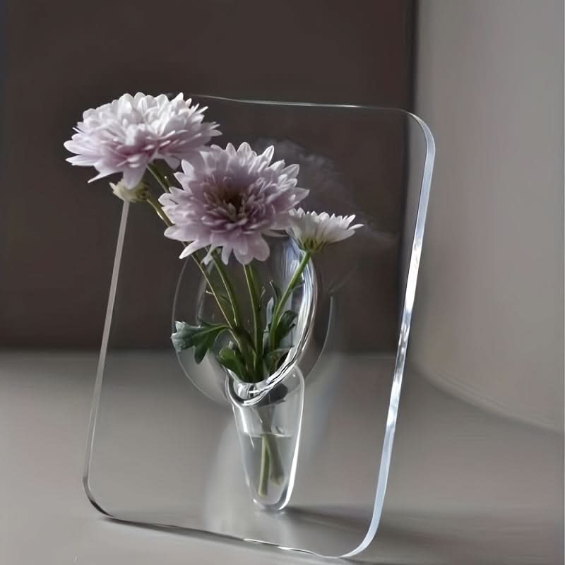 Art Deco Acrylic Resin Bud Vase for Home Decor
