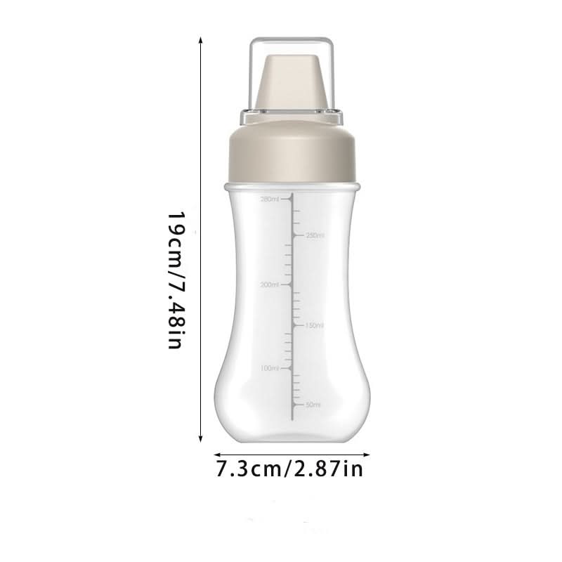 Leakproof Squeeze Sauce Bottles - Refillable Condiment Dispensers