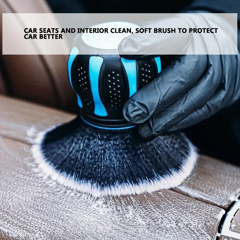 Premium Car Detailing Brush – Large Area Soft Bristles, Ball Handle for Dust Removal