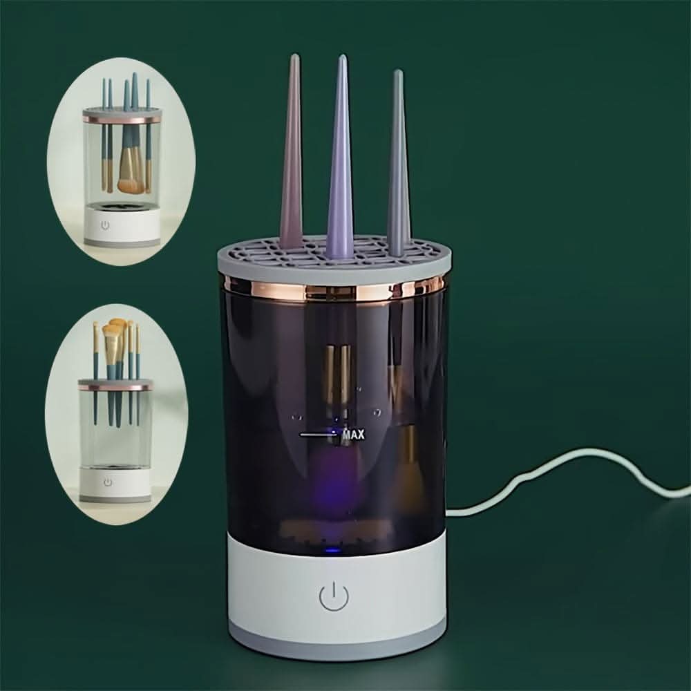 Electric Makeup Brush Cleaner - Automatic Spinning Cosmetic Tool