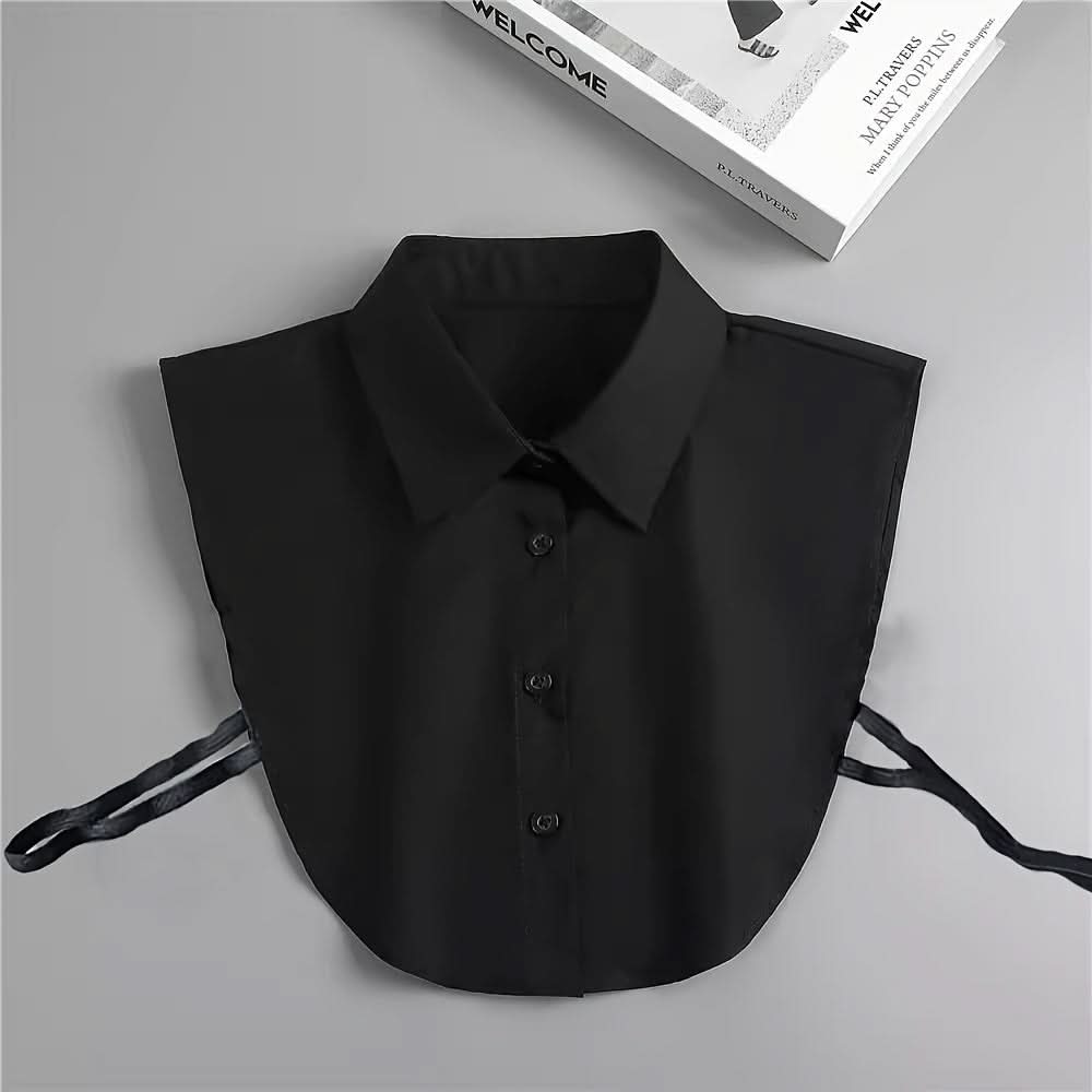 Women's Minimalist Detachable Half-Shirt Collar