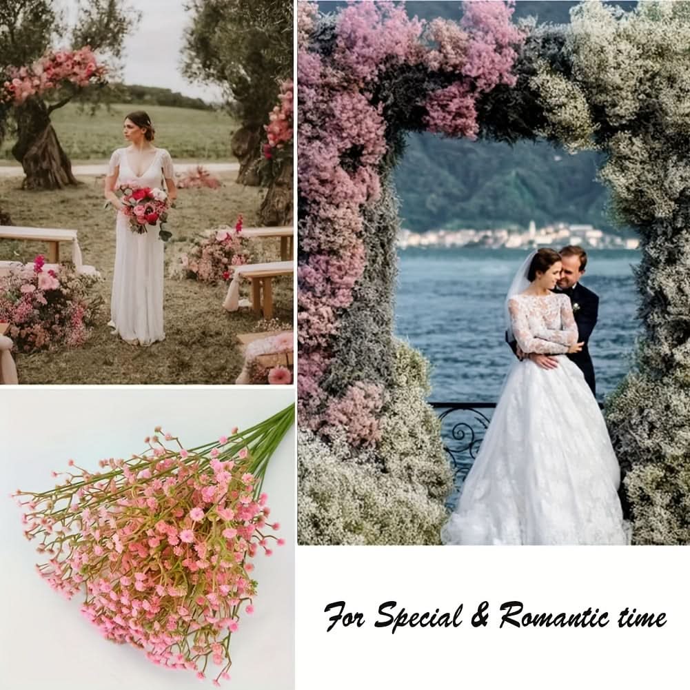 20PCS Realistic Artificial Baby's Breath Bouquets