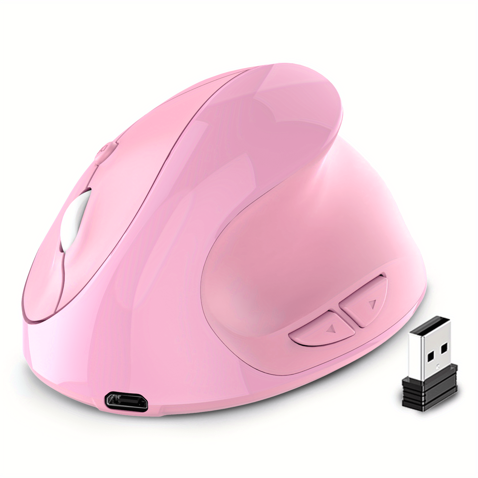 Rechargeable Vertical Wireless Mouse – Right-Handed