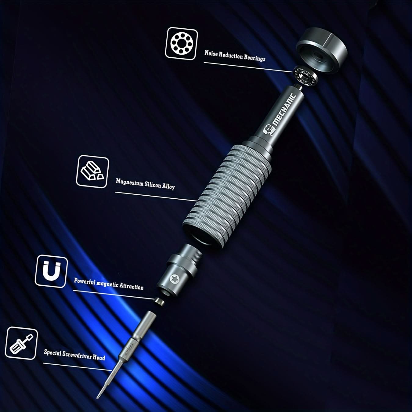 Magnetic Precision Screwdriver Set for Apple Repair