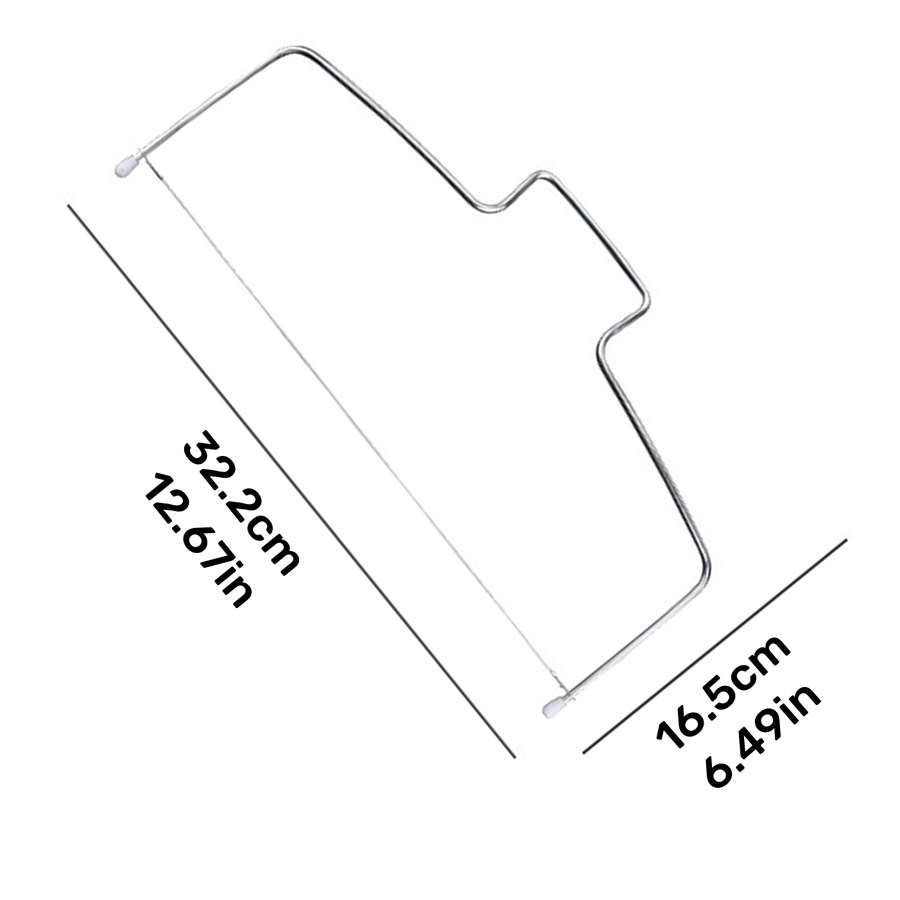 Adjustable Cake Leveler - Precision Layer Slicer with Wire Cutter
