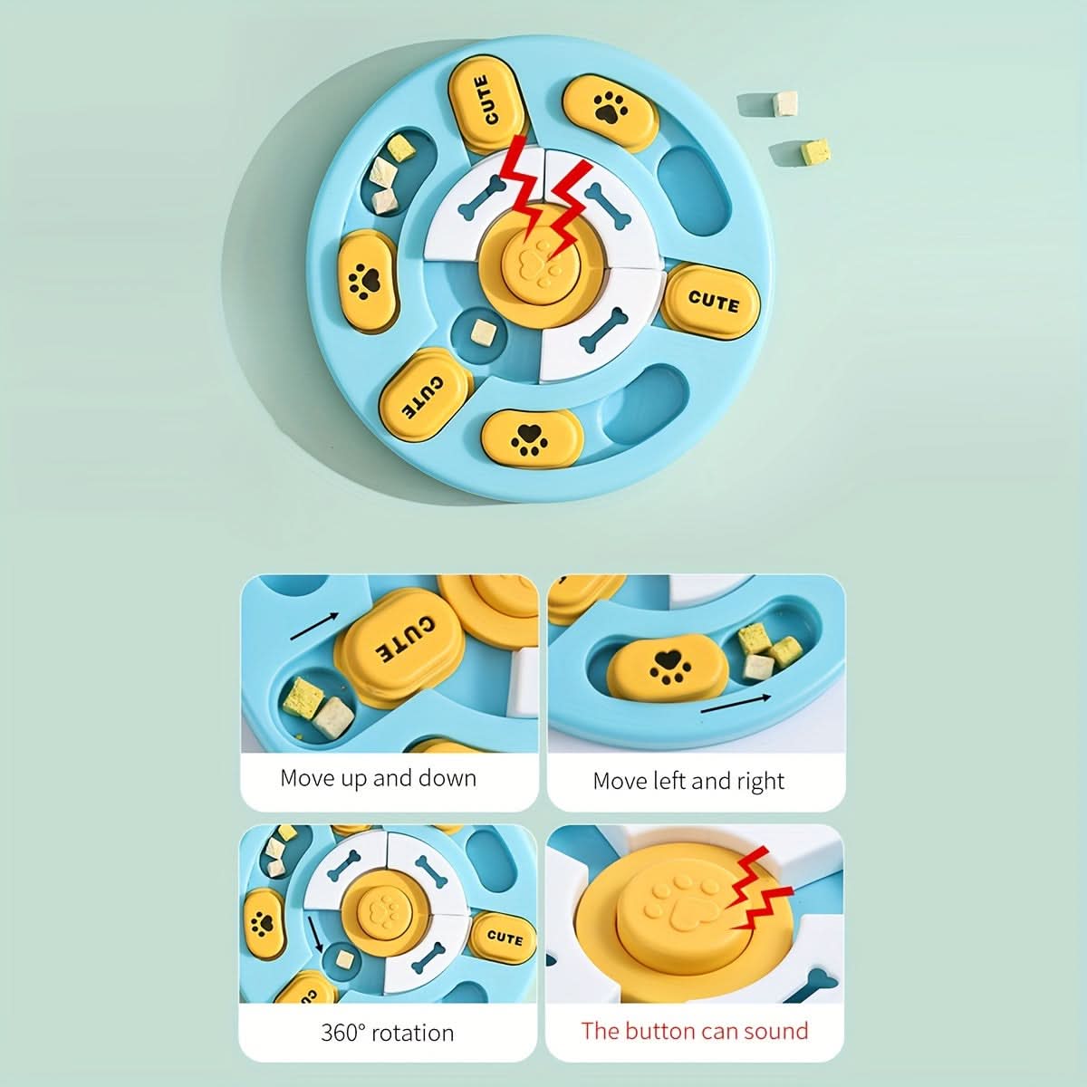 Interactive Puzzle Pet Toy – Engaging Hide and Seek