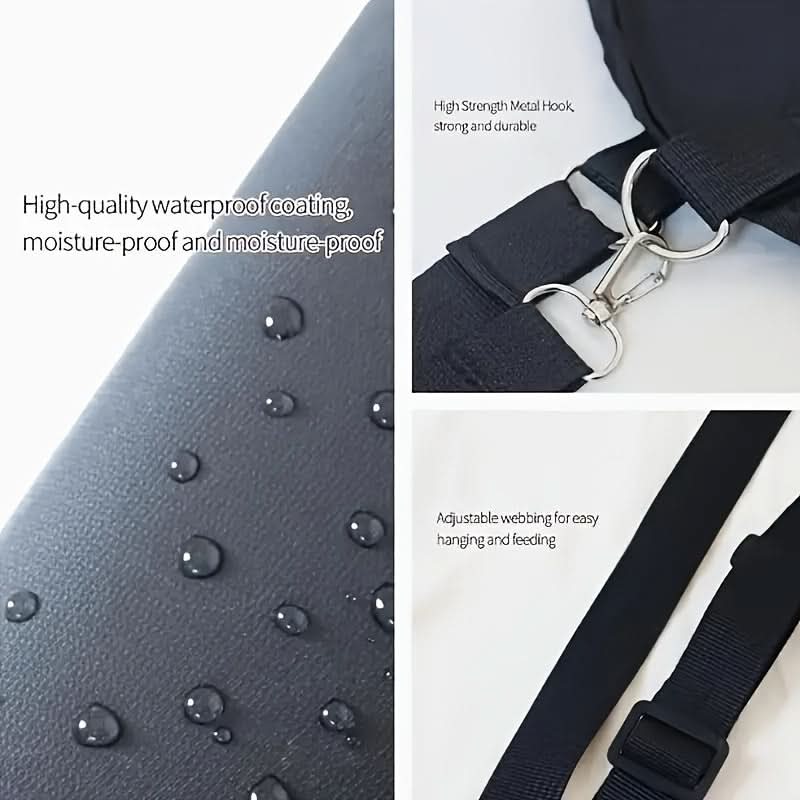 Large Adjustable Horse Hay Bag – Durable Polyester Feeding Pouch for Horses, Sheep & Cattle