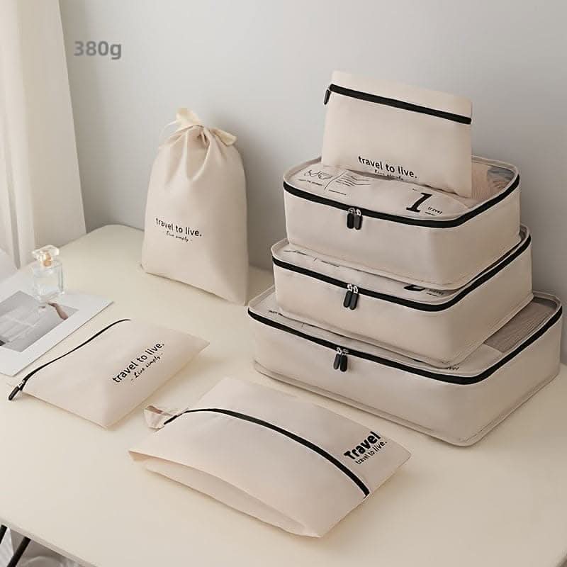 7-Piece Travel Packing Cubes Set