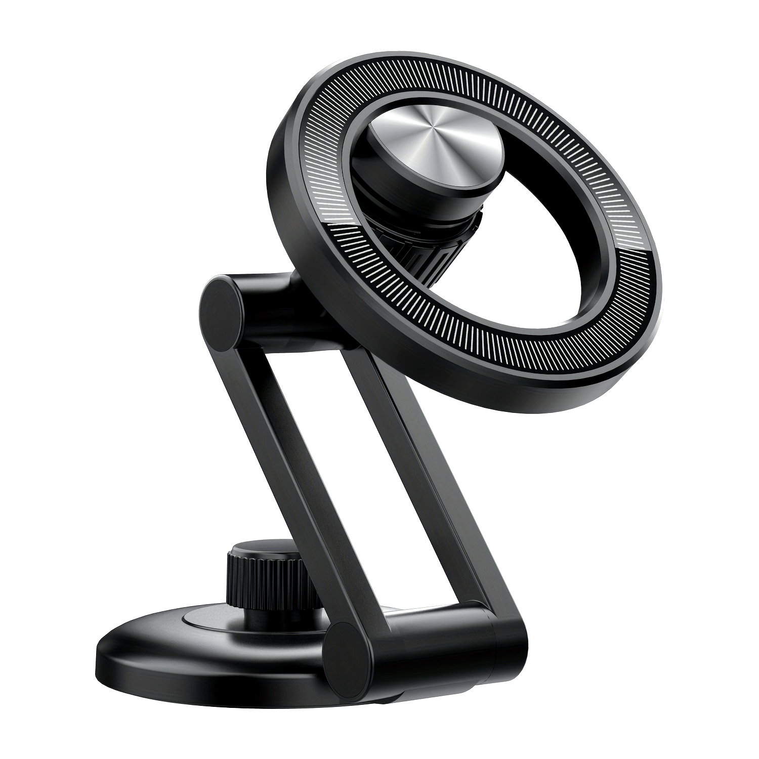 360° Rotating Car Phone Stand – Foldable Magnetic Dashboard Mount