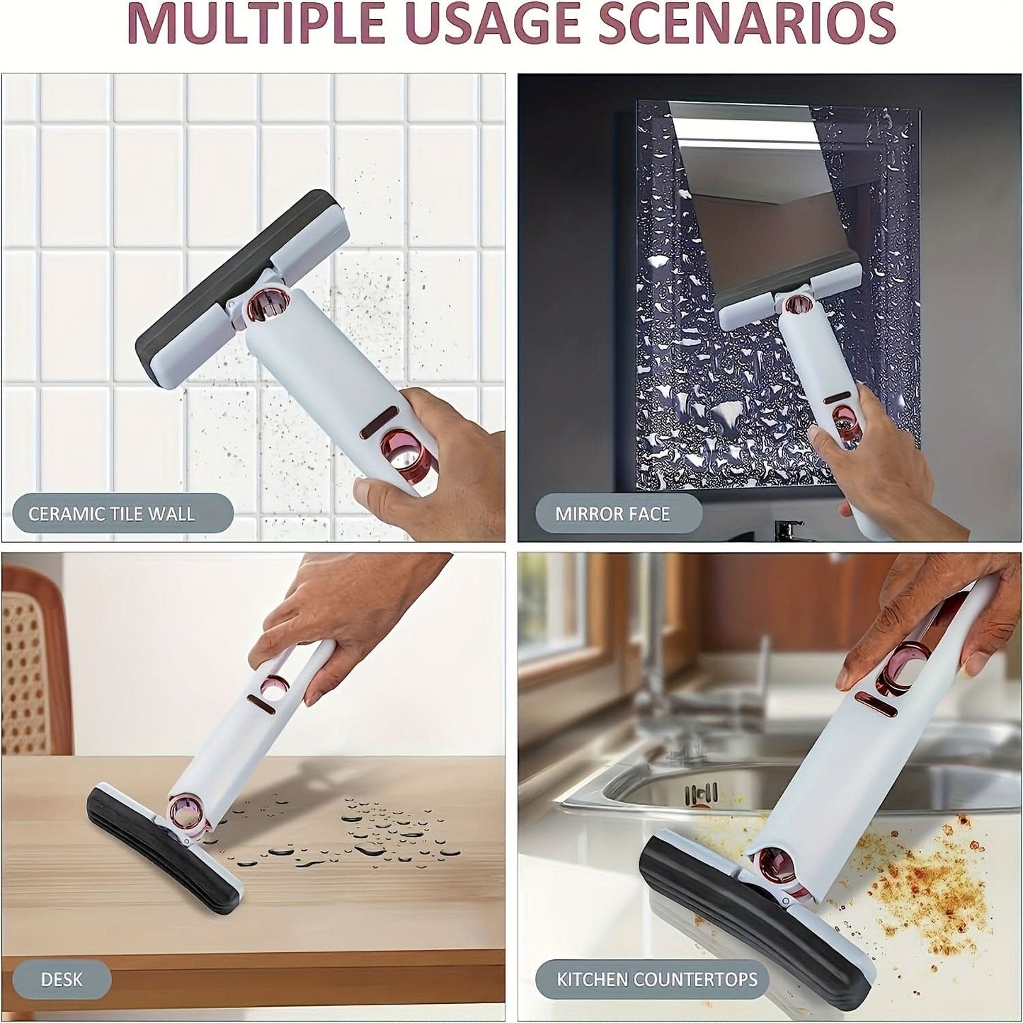 Mini Hand-Free Sponge Mop for Windows & More