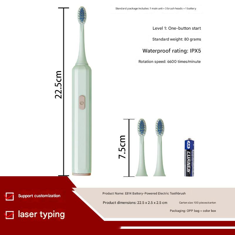 Weston Rechargeable Electric Toothbrush for Adults – Soft Bristles, Family Set, Deep Clean Care