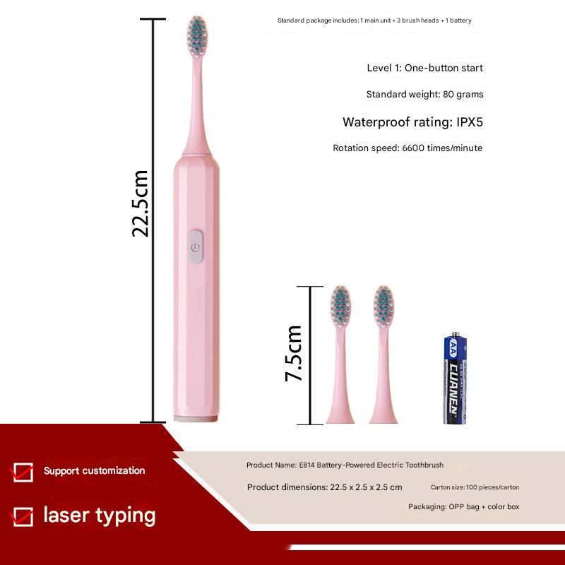 Weston Rechargeable Electric Toothbrush for Adults – Soft Bristles, Family Set, Deep Clean Care