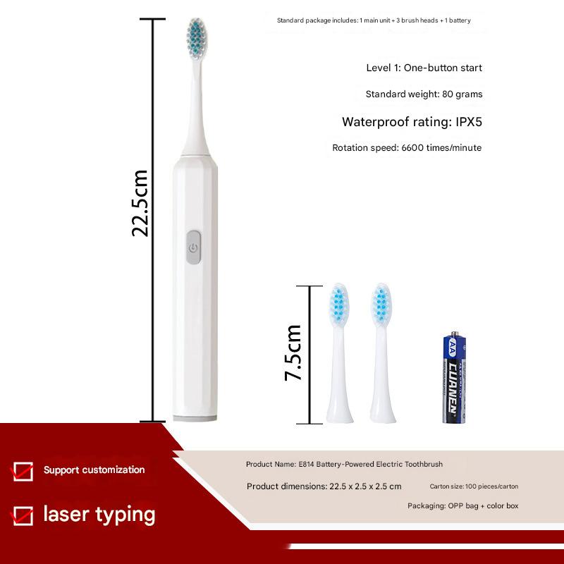 Weston Rechargeable Electric Toothbrush for Adults – Soft Bristles, Family Set, Deep Clean Care