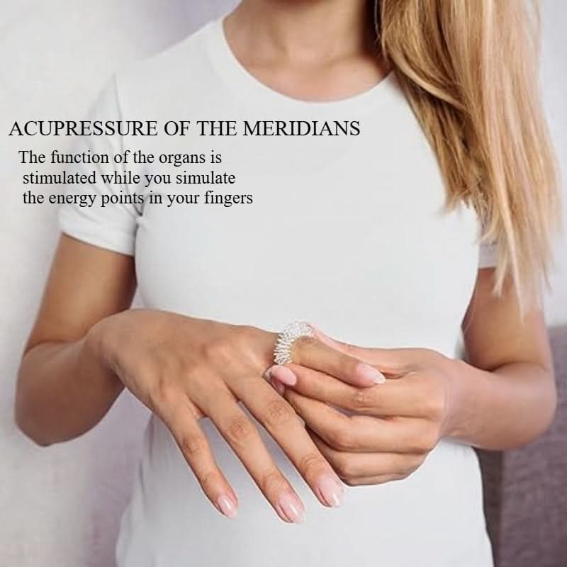 12-Pack Finger Massage Rings for Stress Relief & Sensory Stimulation