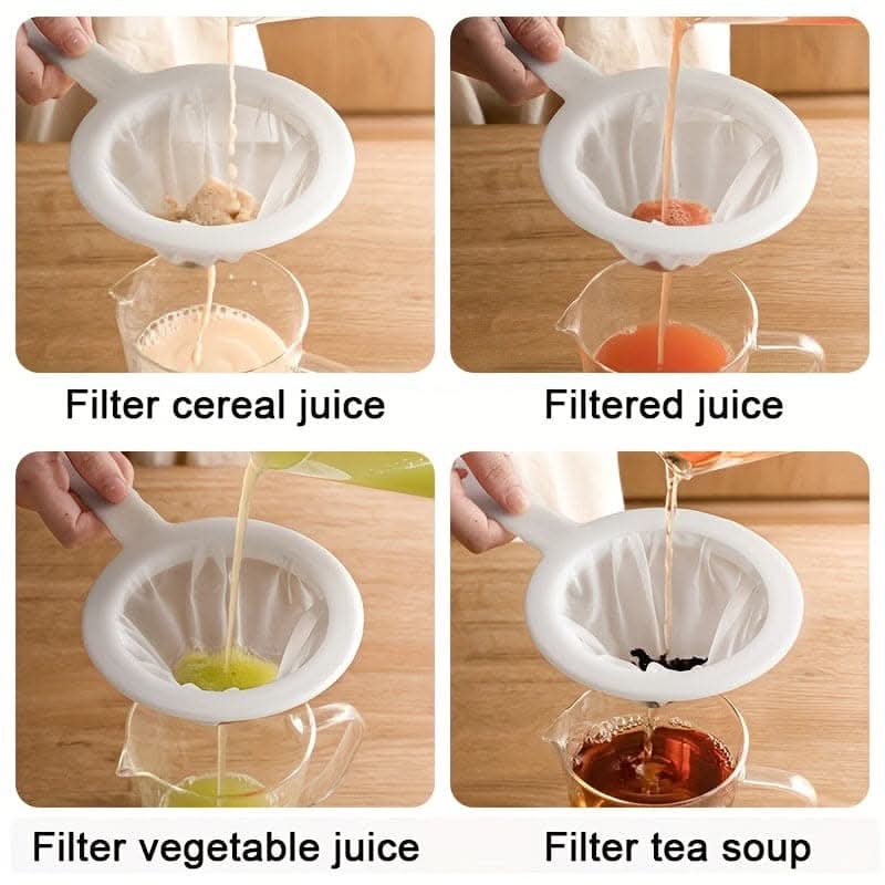2pcs Fine Mesh Strainers - 100 Mesh Food & Juice Filter