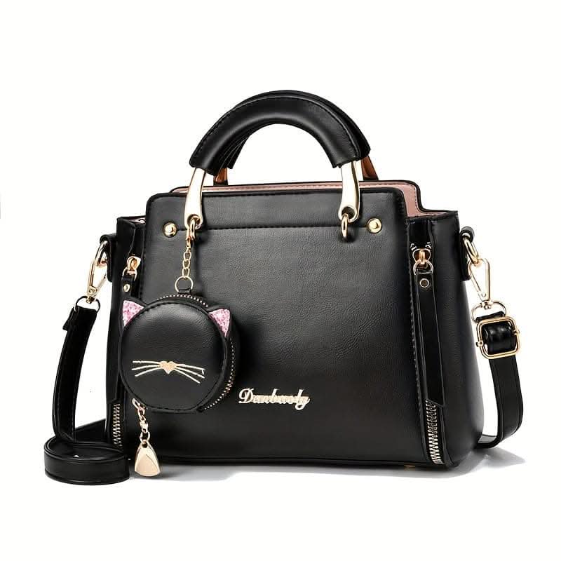 Versatile Faux Leather Shoulder & Crossbody Purse For Women