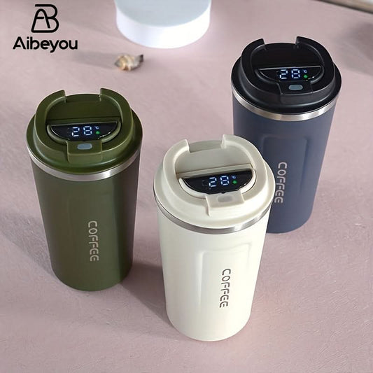 17oz Smart Temperature Coffee Mug – Insulated Stainless Steel