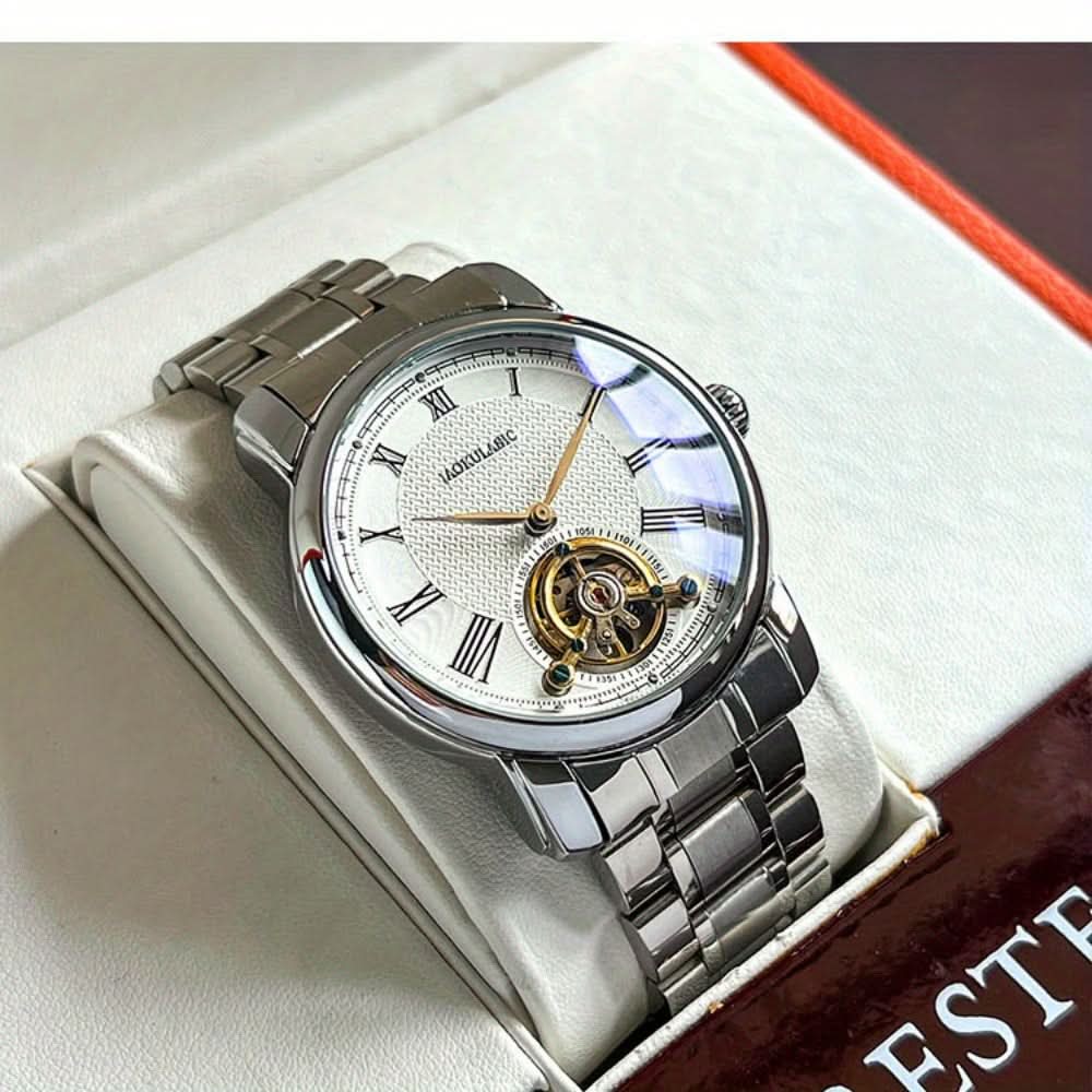 Luxury Men's Mechanical Watch - Tourbillon Automatic Movement