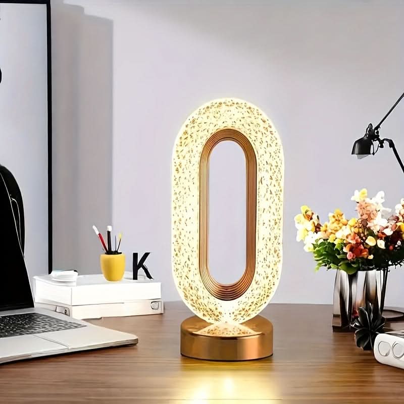 USB Charging LED Desk Lamp, 3-Color Dimmable