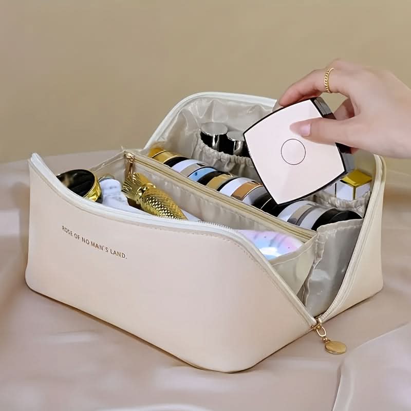 Large Capacity Ladies Travel Cosmetic Bag - Waterproof & Versatile
