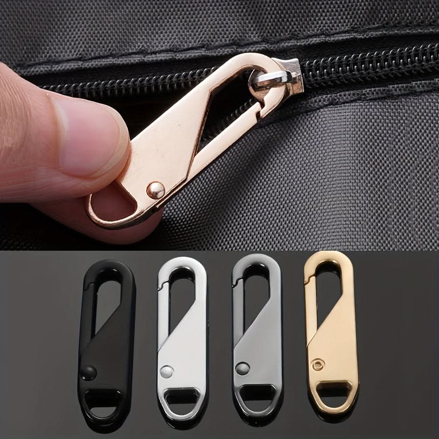 4-Pack Black Zipper Pull Replacement Set