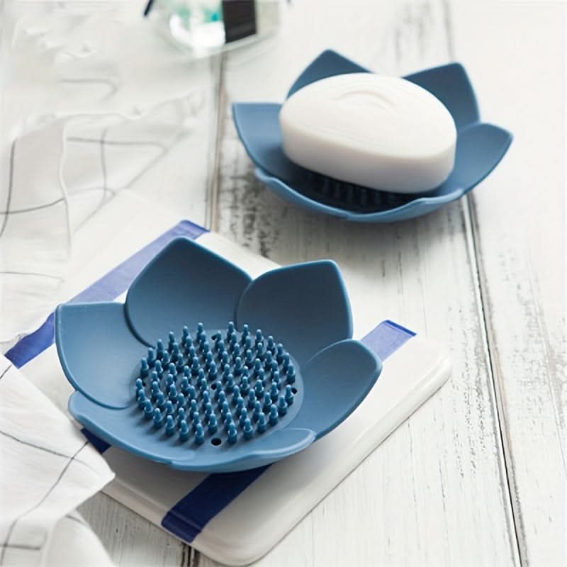 Lotus Design Silicone Soap Box – Stylish & Functional