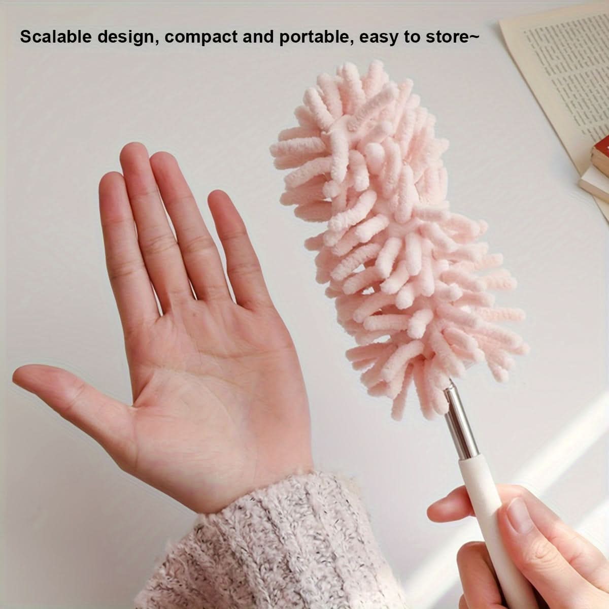 Mini Extendable Microfiber Car Dusting Brush