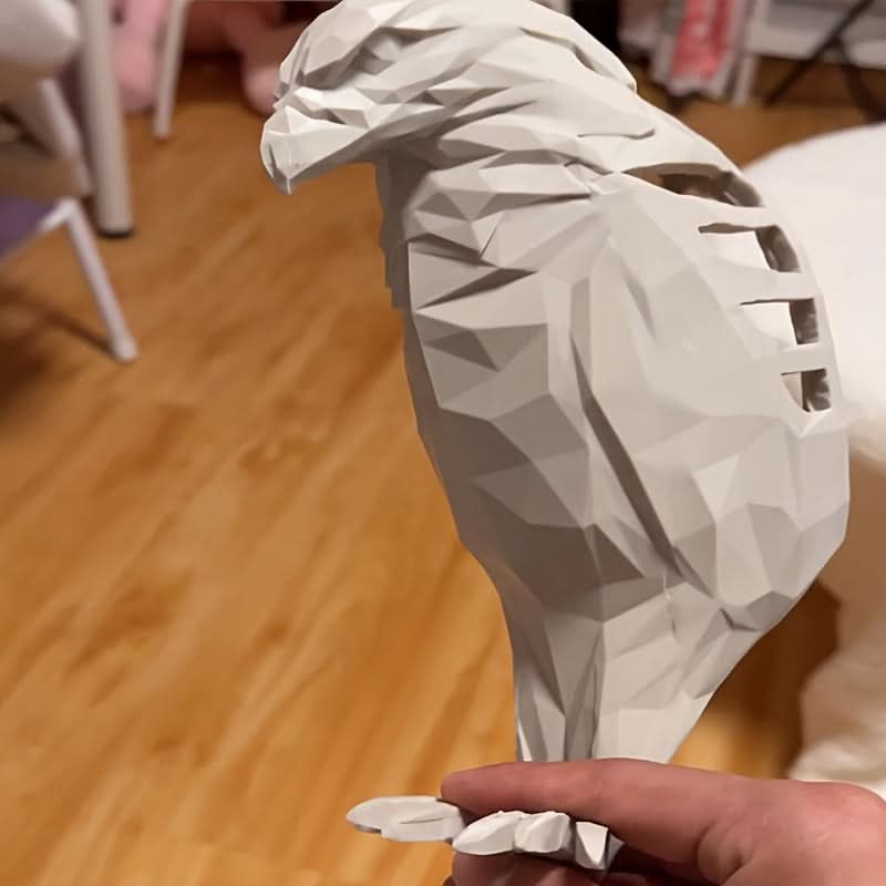 Eagle & Owl LED Wall Lamp - Battery-Powered Decorative Night Light