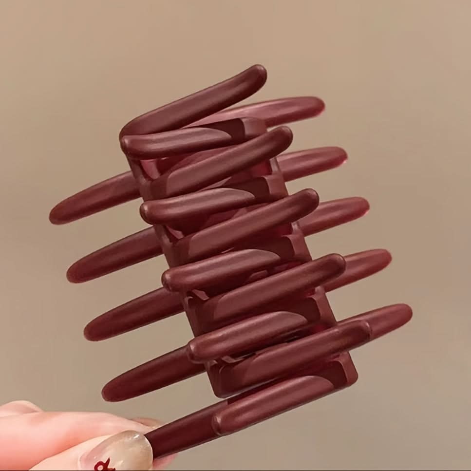 Chic Cross-Style Hair Clip – Medium-Sized, Durable