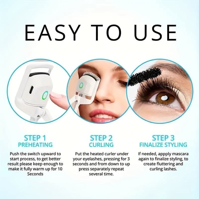 Electric Eyelash Curler Eyelash Clip for Home Use