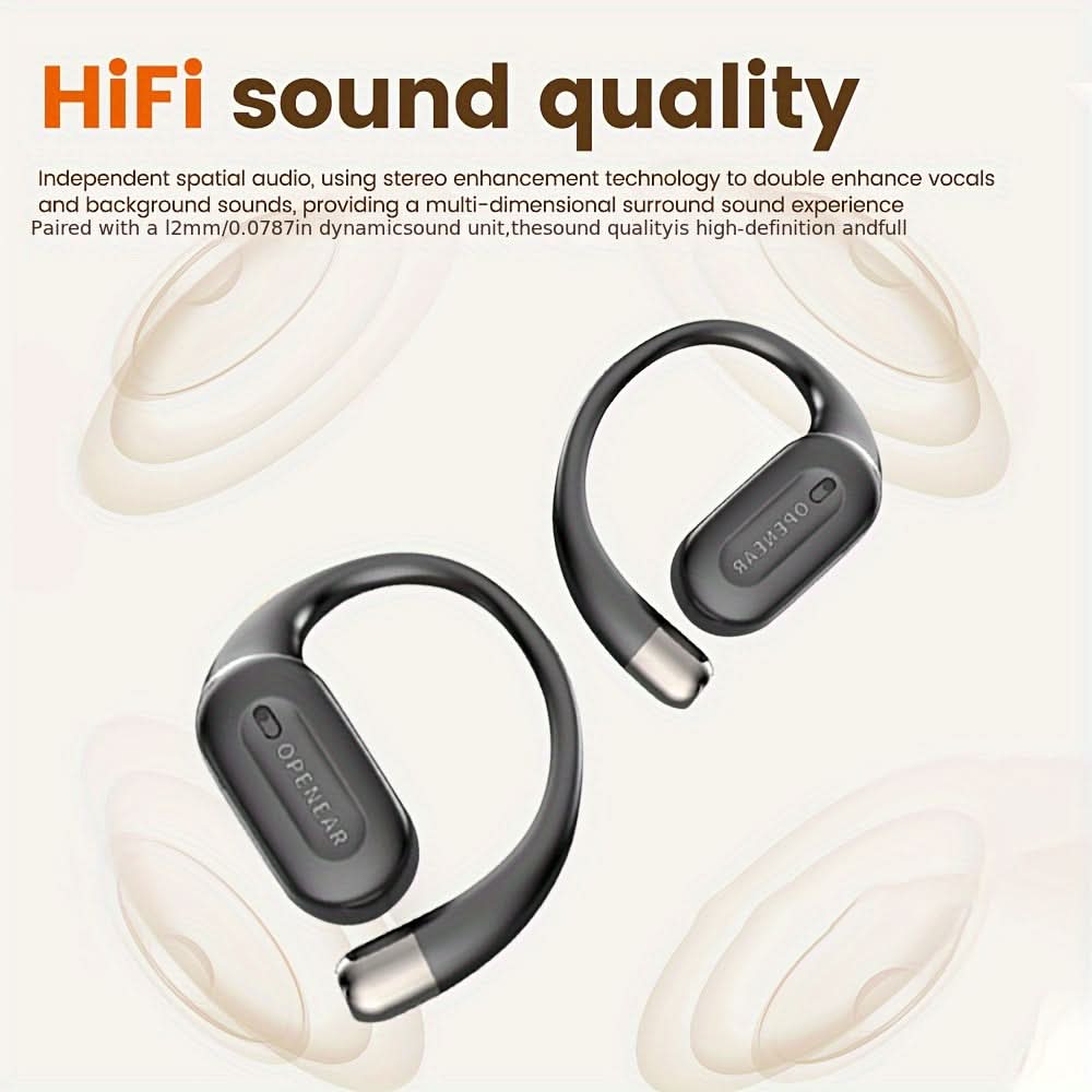 Bone Conduction Wireless Headphones, Stereo Noise Cancelling