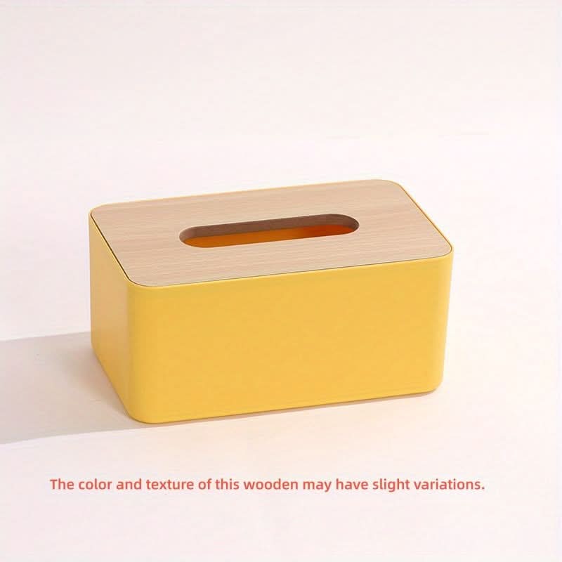 Wooden Tissue Box Holder for Home & Office