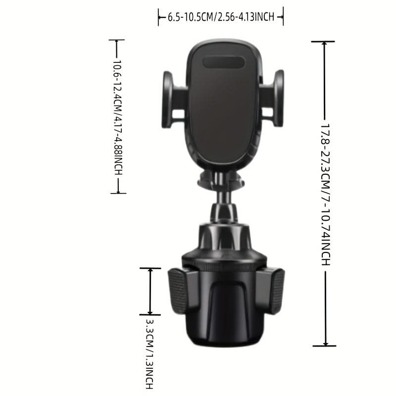 Car Cup Holder Phone Mount – Adjustable Long Neck Cradle