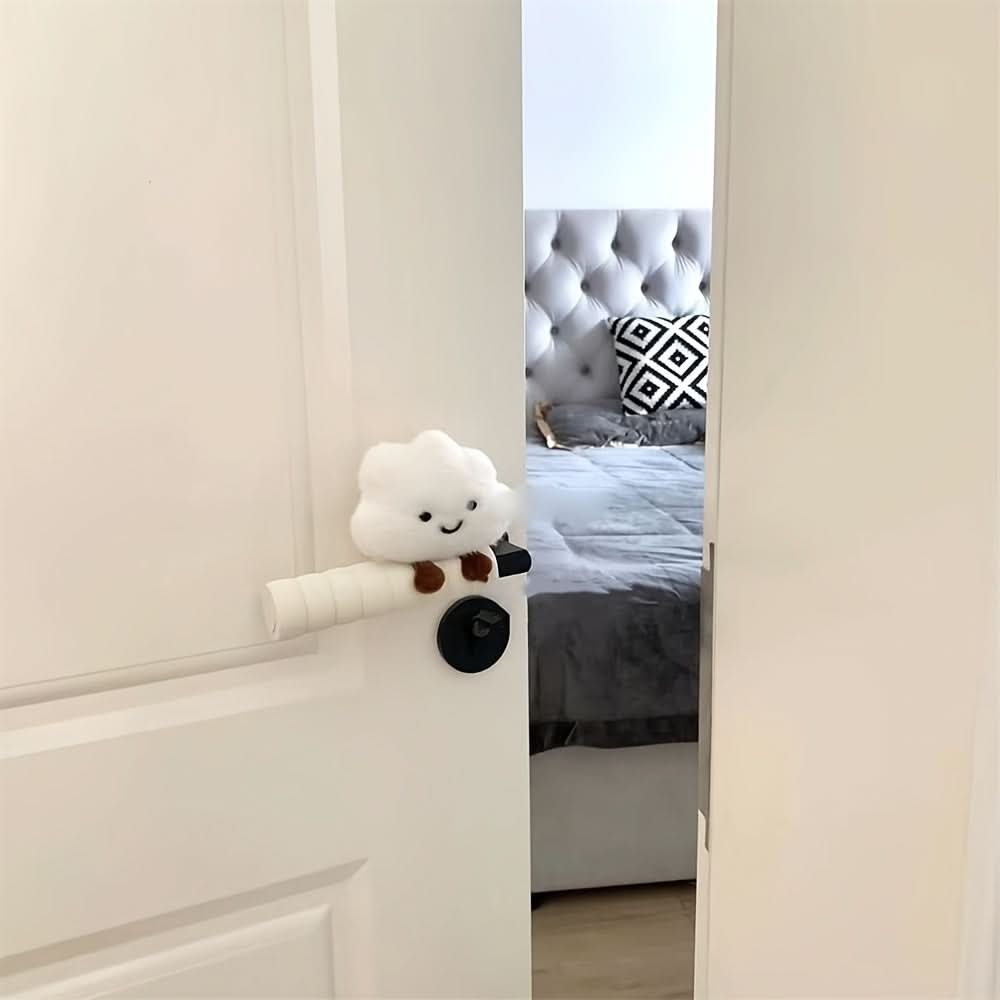 Anti-Static Cloud Door Handle Gloves – Cute Bedroom Door Protection Cover