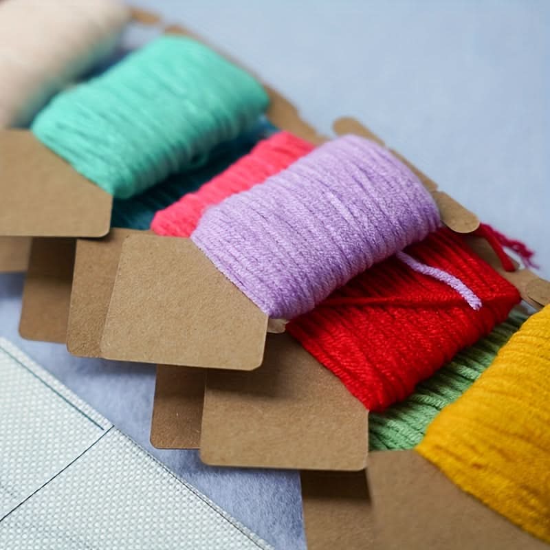 6-Pack DIY Needle Felting Coaster Kit – Mixed Color Landscape Themed Coasters