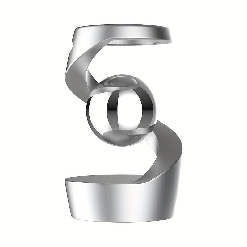 Metal Kinetic Desk Sculpture – Rotating Balance Art for Office & Home Decor