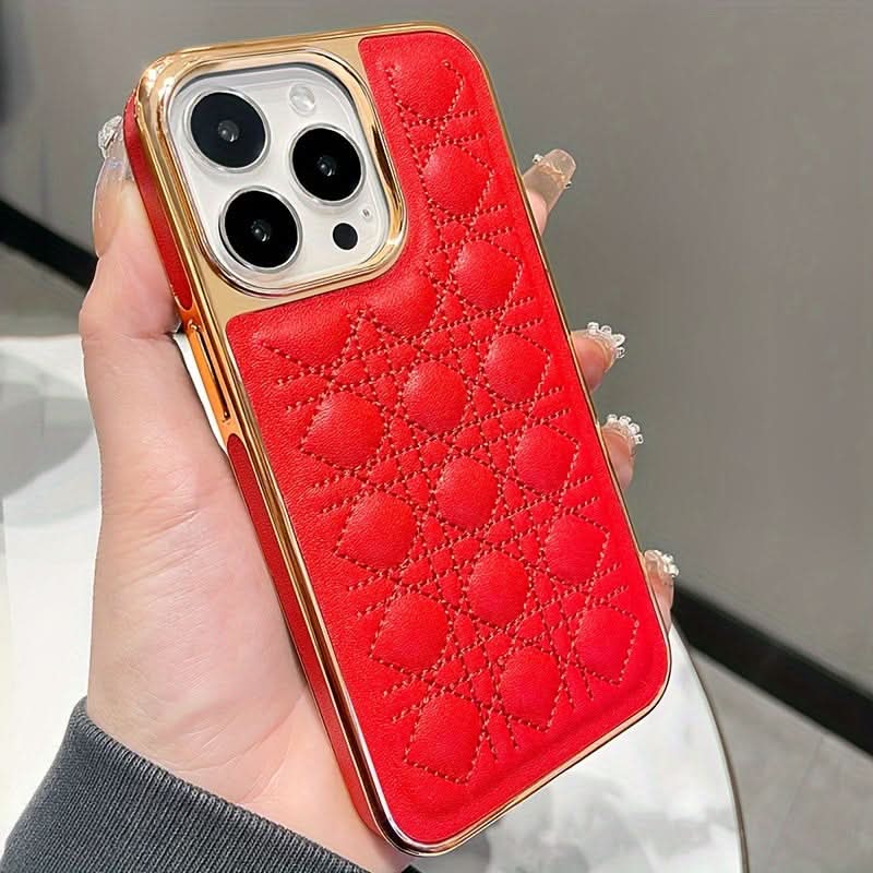 Premium Faux Leather iPhone Case Cover