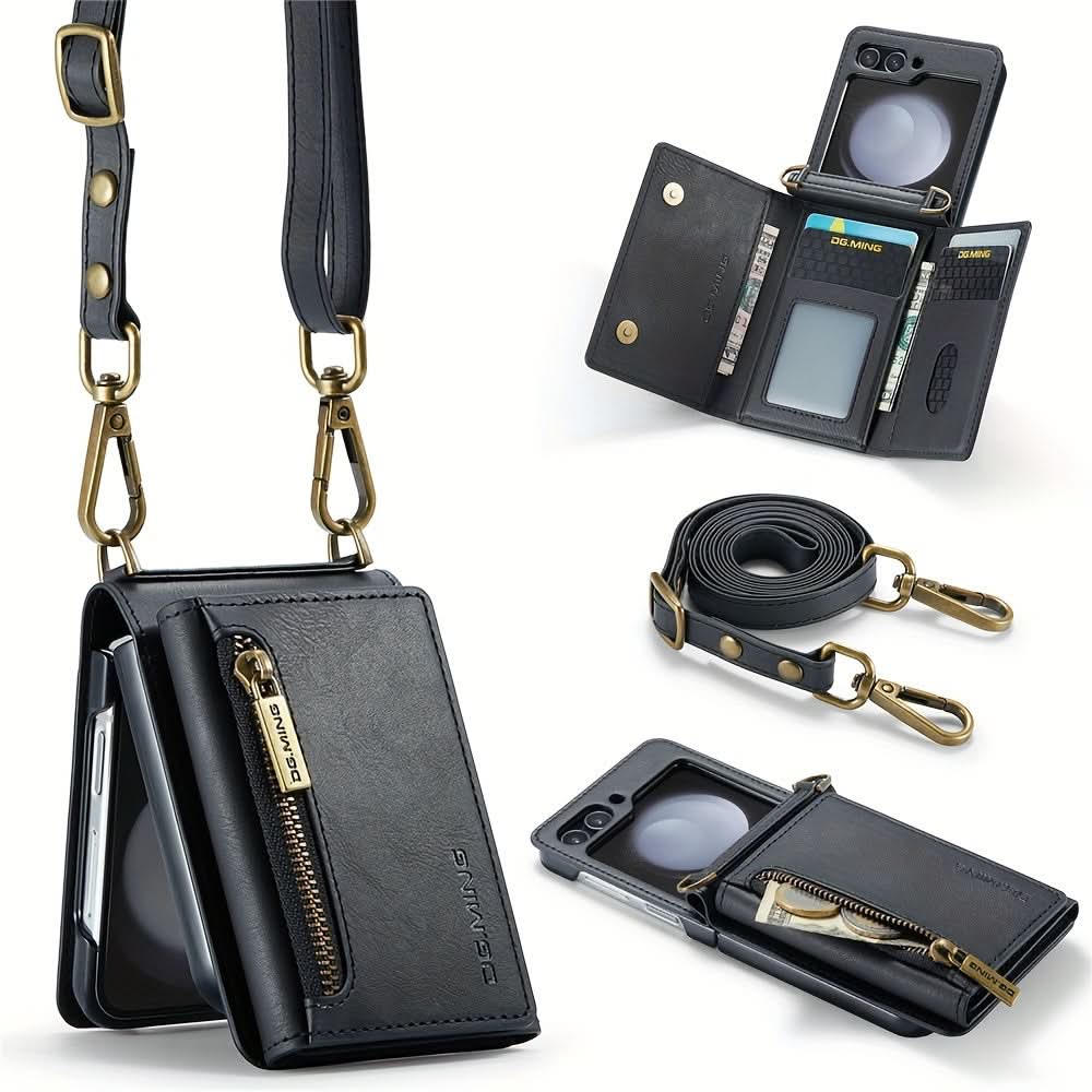 Zipper Wallet Case for Samsung Galaxy Z Flip