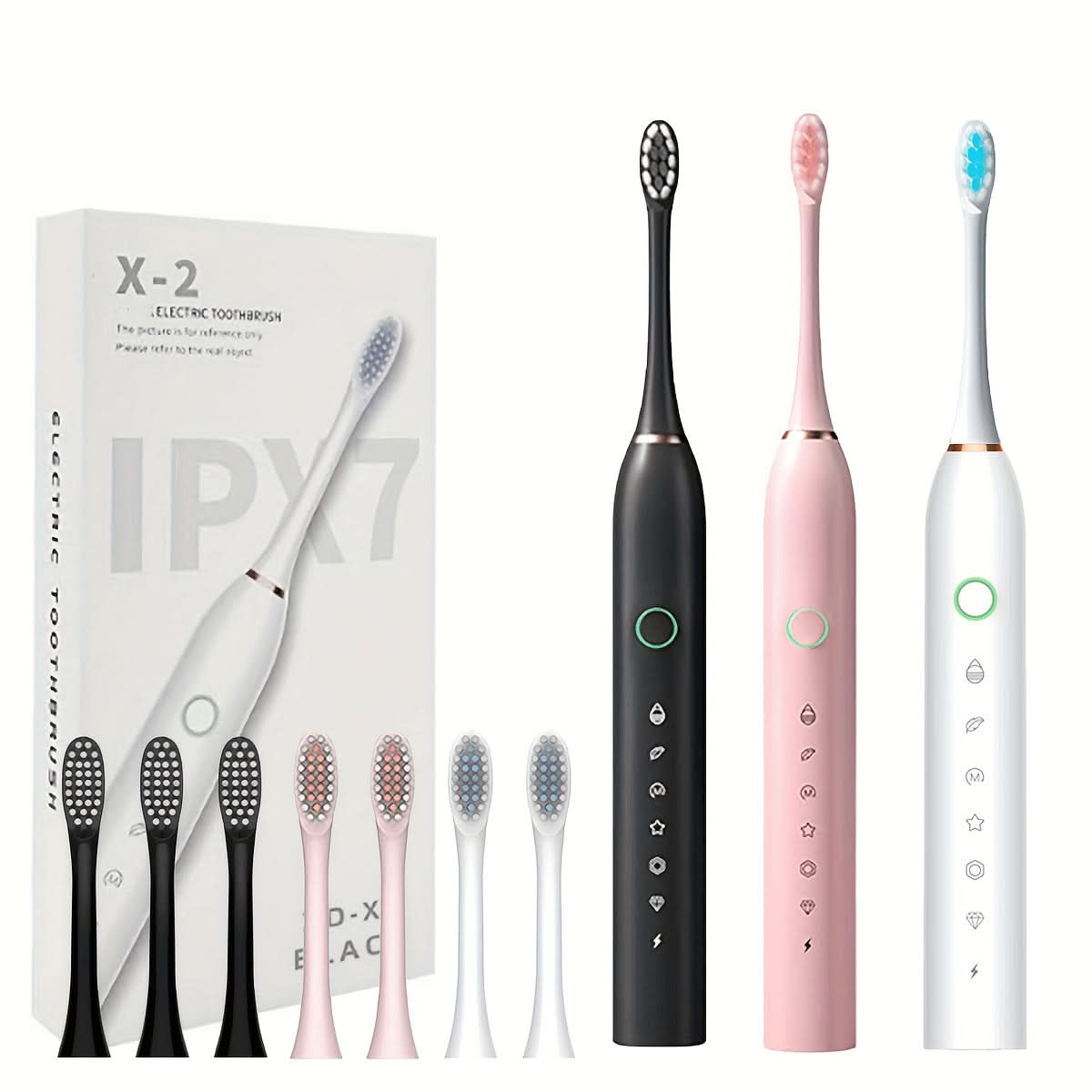 28000 VPM Electric Toothbrush – 6-Speed Rechargeable