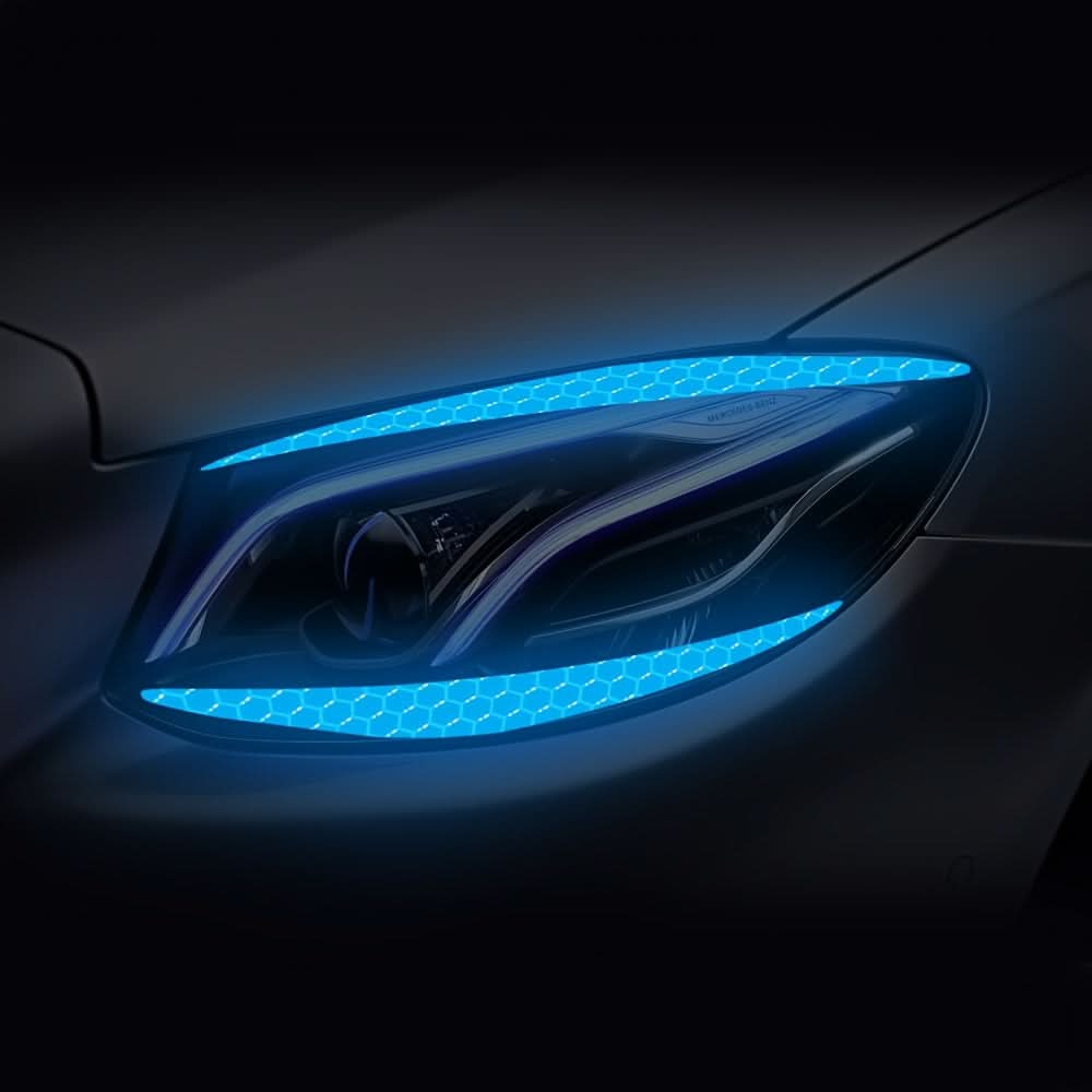 Reflective Eyeliner Car Headlight Decals – Stylish Light Decoration