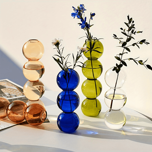 Exquisite Bubble Glass Vase