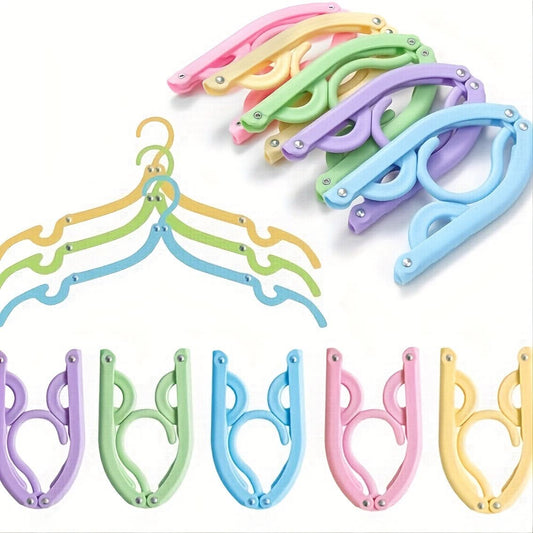 Portable Folding Clothes Hangers – Compact Travel Hangers